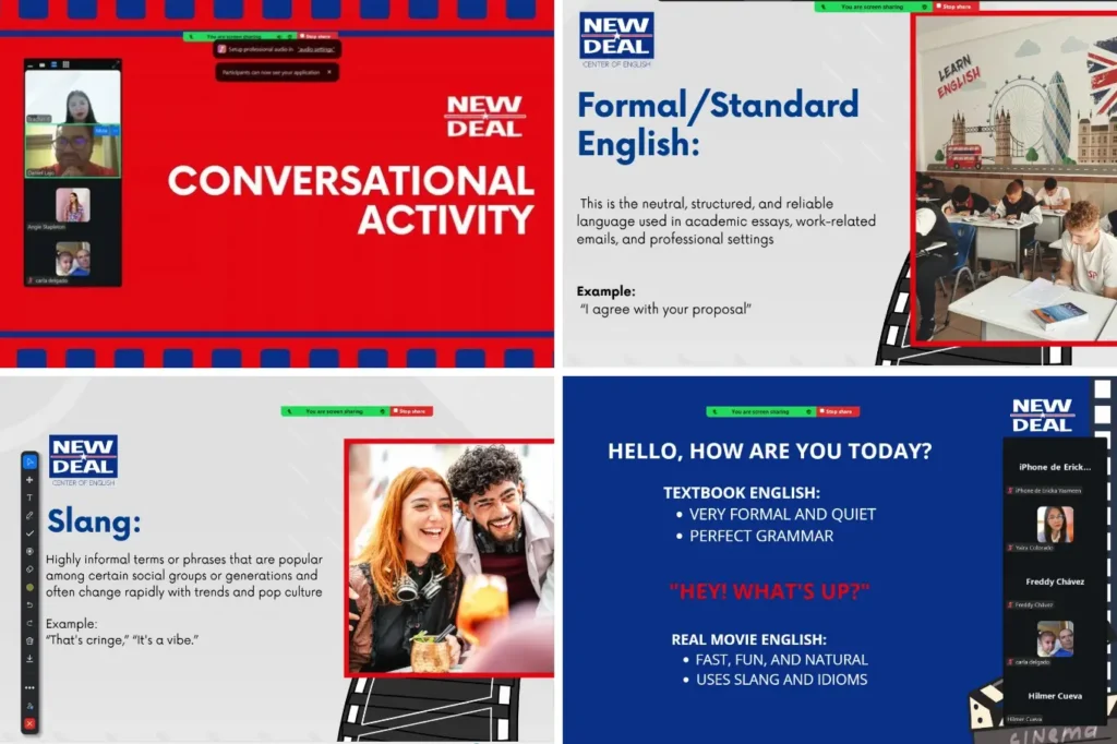 Aprendiendo y repasando el inglés en el Social Club Movie Night